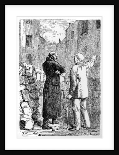 Jean Valjean Gets his Revenge by Gustave Brion