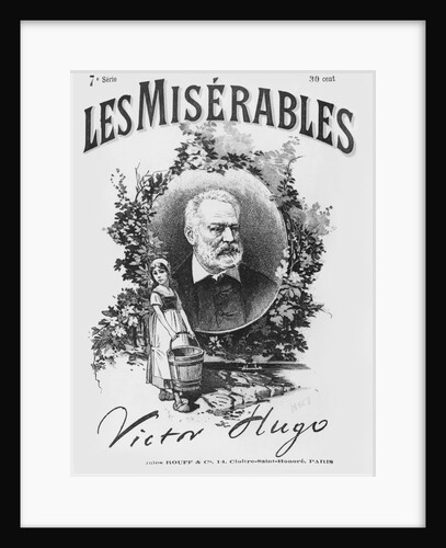 Titlepage of the first edition of 'Les Miserables' by Victor Hugo by French School