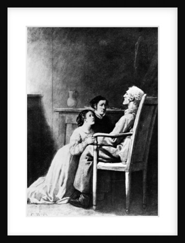 The Death of Jean Valjean by Gustave Brion