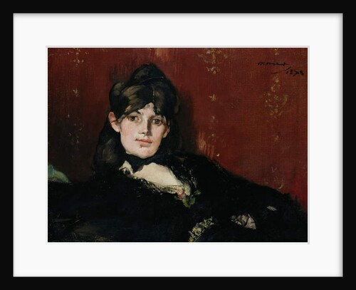 Berthe Morisot reclining, 1873 by Edouard Manet