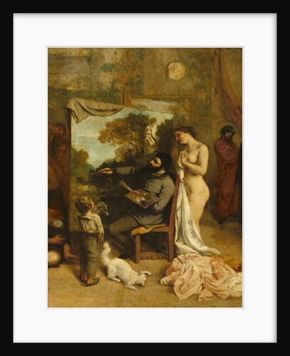 The Artist's Studio, a Real Allegory by Gustave Courbet