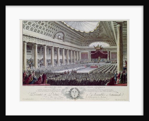Opening of the Estates General at Versailles, 5th May 1789 by Isidore Stanislas Helman