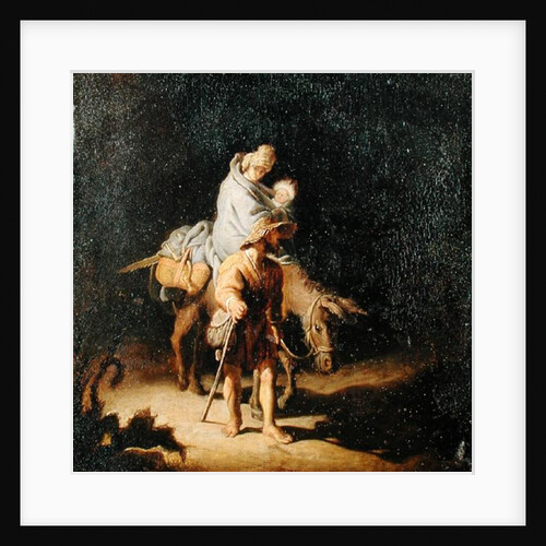 The Flight into Egypt by Gerrit or Gerard Dou