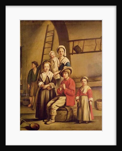 Interior of a Barn by (after) Le Nain Brothers