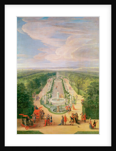 Perspective View of the Grove from the Galerie des Antiques at Versailles, 1688 by Jean-Baptiste Martin