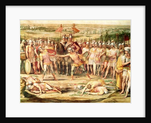 Battle between the Horatii and the Curiatii by Giuseppe Cesari