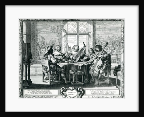The Five Senses - Hearing by Abraham Bosse