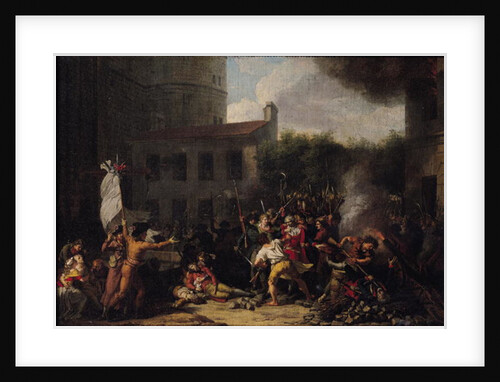 The Storming of the Bastille and the Arrest of Joseph Delaunay on 14th July 1789, 1789-93 by Charles Thevenin