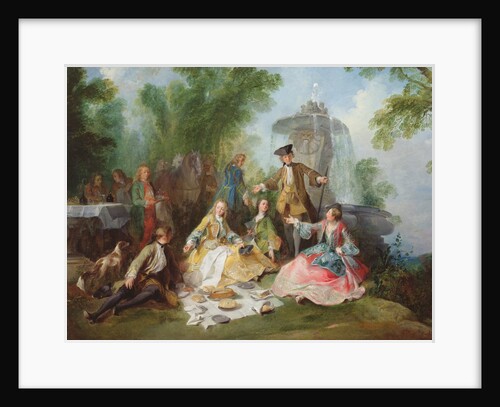 The Hunting Party Meal, c. 1737 by Nicolas Lancret
