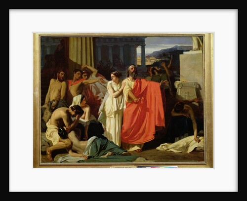 Oedipus and Antigone being exiled to Thebes, 1843 by Ernest Hillemacher