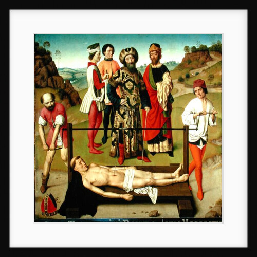 The Martyrdom of Saint Erasmus, central panel from the Triptych of Saint Erasmus, c.1460 by Dirck Bouts