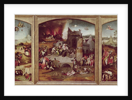 Triptych of the Temptation of St. Anthony by Hieronymus Bosch