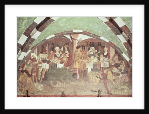 Fruit and Vegetable Market, c.1500 by Italian School