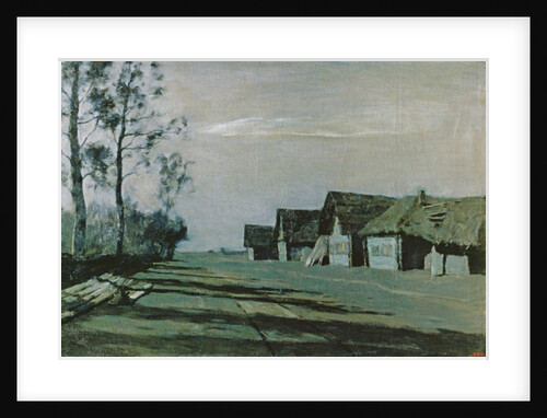 Village by Moonlight, 1897 by Isaak Ilyich Levitan