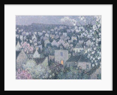 Spring Evening by Henri Eugene Augustin Le Sidaner