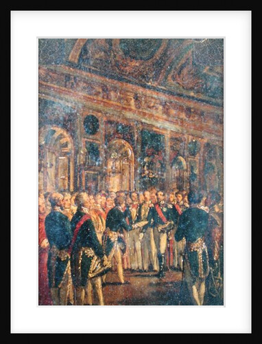 The Senate Presenting Louis Napoleon Bonaparte with the Result of the Plebiscite Proclaiming him Emperor, at Saint-Cloud, 1st December 1852, 1852-71 by Charles-Philippe Lariviere
