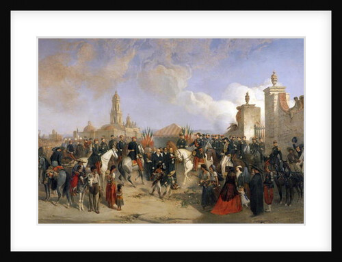 Entrance of the French Expeditionary Corps into Mexico City, 10th June 1863, 1869 by Jean Adolphe Beauce