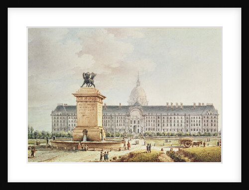 View of the Hotel des Invalides by Victor Jean Nicolle