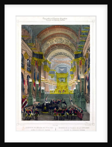 The Arrival of Napoleon's Ashes at L'Eglise des Invalides, 15th December 1840 by French School