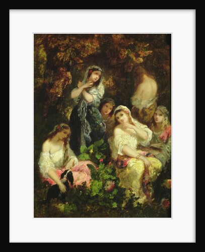 Mad Girls by Narcisse Virgile Diaz de la Pena