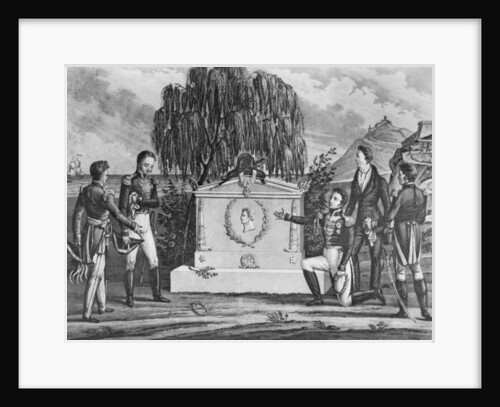 The Tomb of Napoleon Bonaparte on St. Helena, 1821 by French School
