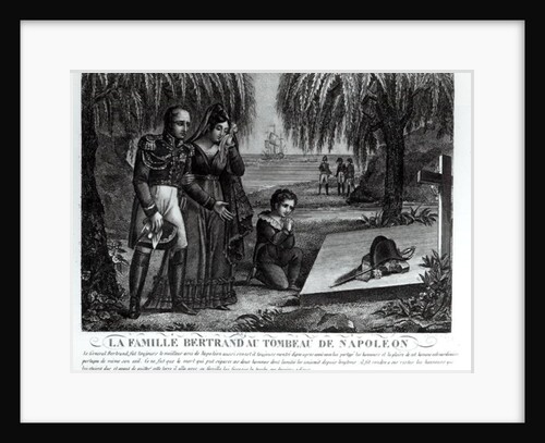 The Family of General Henri-Gratien Bertrand at the Tomb of Napoleon Bonaparte 1821 by French School