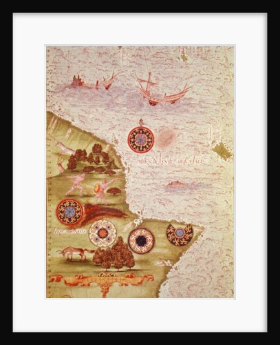 Fol.41v Map of Australia by Guillaume Le Testu