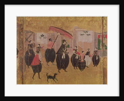 St. Francis Xavier and his entourage by School Japanese