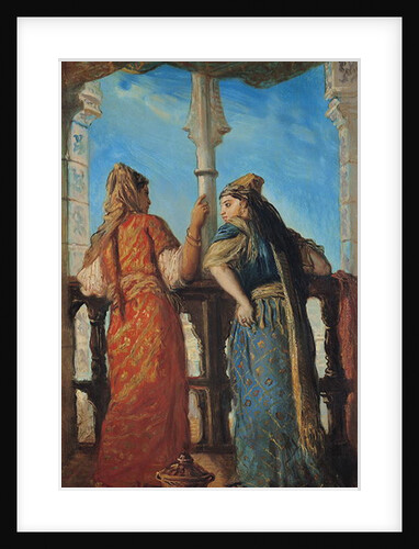 Jewish Women at the Balcony, Algiers, 1849 by Theodore Chasseriau