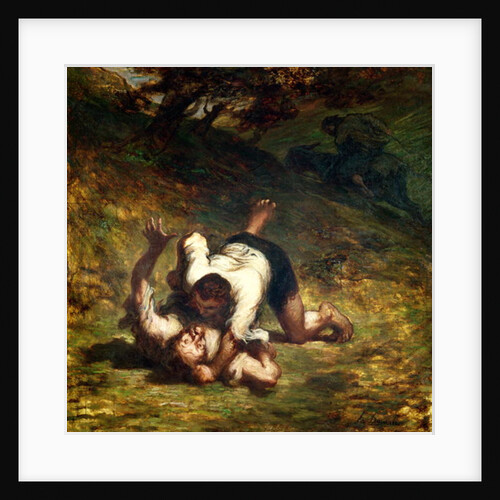 The Thieves and the Donkey, c.1858-60 by Honore Daumier