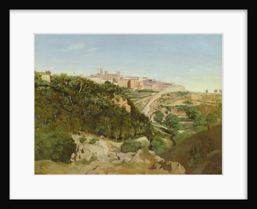 Volterra, 1834 by Jean Baptiste Camille Corot