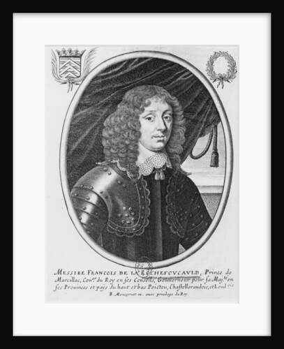 Francois VI Duke of Rochefoucauld, Prince of Marcillac by French School