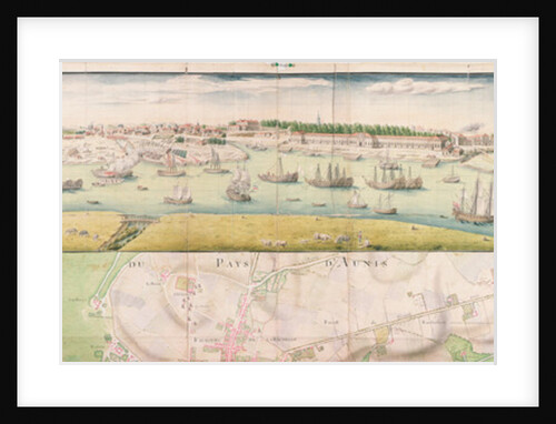 Plan of the Town and Port of Rochefort, 1724 by French School