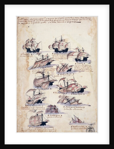 Pedro Alvares Cabral Arriving in Brazil in 1500 by Portuguese School