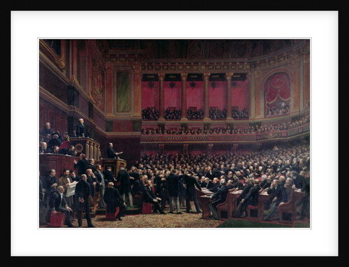 Louis Adolphe Thiers Acclaimed by the Deputies During a Meeting, 16th June 1877, c.1878 by Benjamin Ulmann