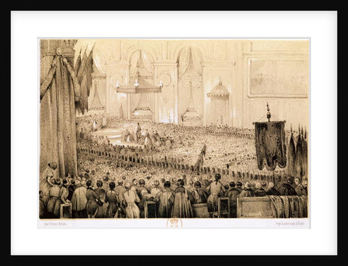 The Re-establishment of the Cult: A Te Deum at Notre-Dame de Paris, 18th April 1802 by Victor Adam