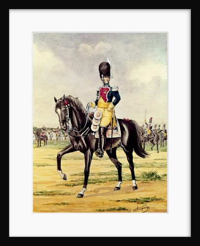 Anne Savary, Duke of Rovigo, Reviewing the Gendarmerie Troops in 1801, 1932 by Bucquoy Bucquoy