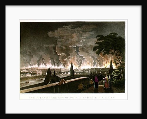 Fire in Moscow, September 1812. engraved by Gibele, 1816 by Notoff Notoff