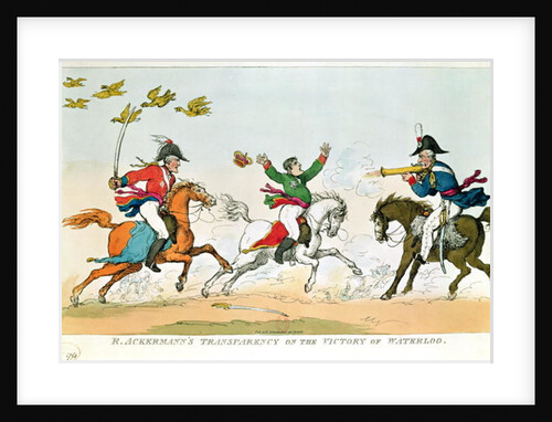 The Battle of Waterloo, 18th June 1815 by English School