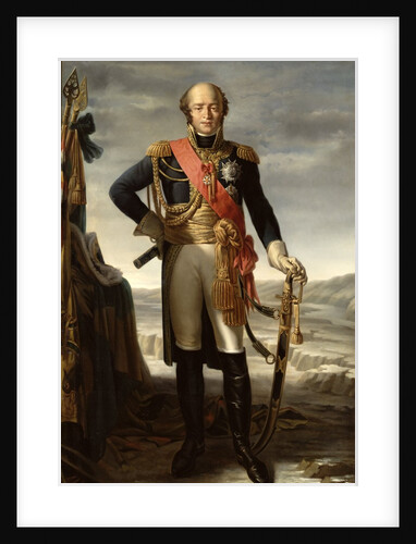 Portrait of Louis Nicolas Davout Prince of Eckmuhl, Duc d'Auerstaedt and Marshal of France, c.1852 by Tito Marzocchi de Belluci