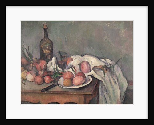 Still Life with Onions by Paul Cezanne