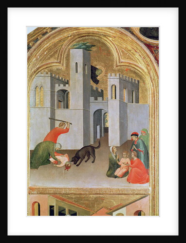 Agostino Novella Rescuing a Child who has been Bitten by a Dog by Simone Martini