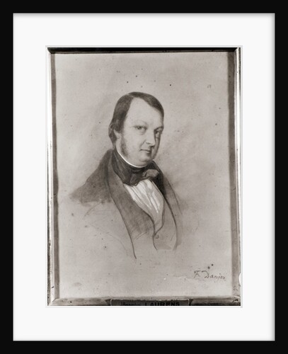 Portrait of Frederic Chopin by Jean Joseph Bonaventure Laurens