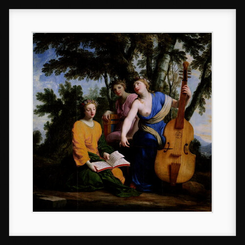 The Muses Melpomene, Erato and Polymnia, 1652-55 by Eustache Le Sueur