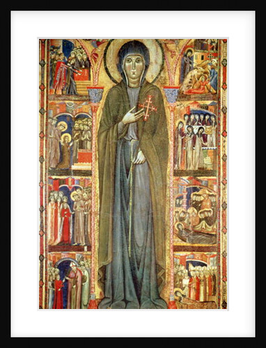 St. Clare with Scenes from her Life, 13th century by Maestro di Santa Chiara