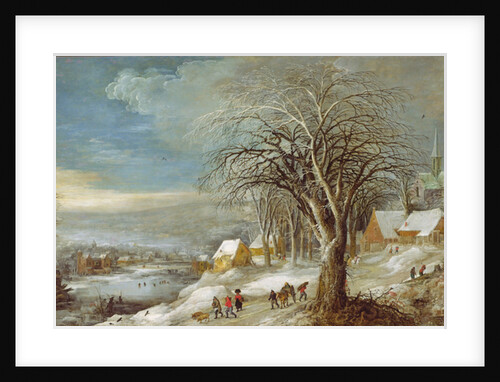 Winter Landscape by Joos or Josse de The Younger Momper