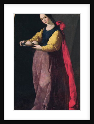 St. Agatha by Francisco de Zurbaran