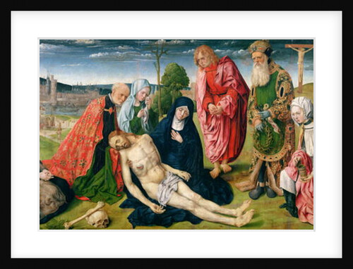 Pieta of Saint-Germain-des-Pres by Master of the Pieta of Saint Germain