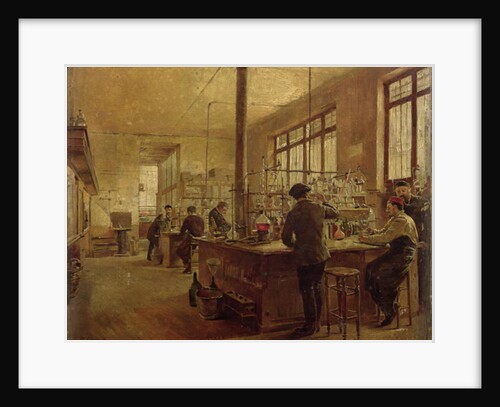 The Laboratory, 1887 by Ferdinand Joseph Gueldry