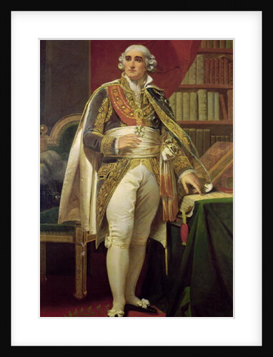 Portrait of Jean-Jacques-Regis de Cambaceres by Henri-Frederic Schopin